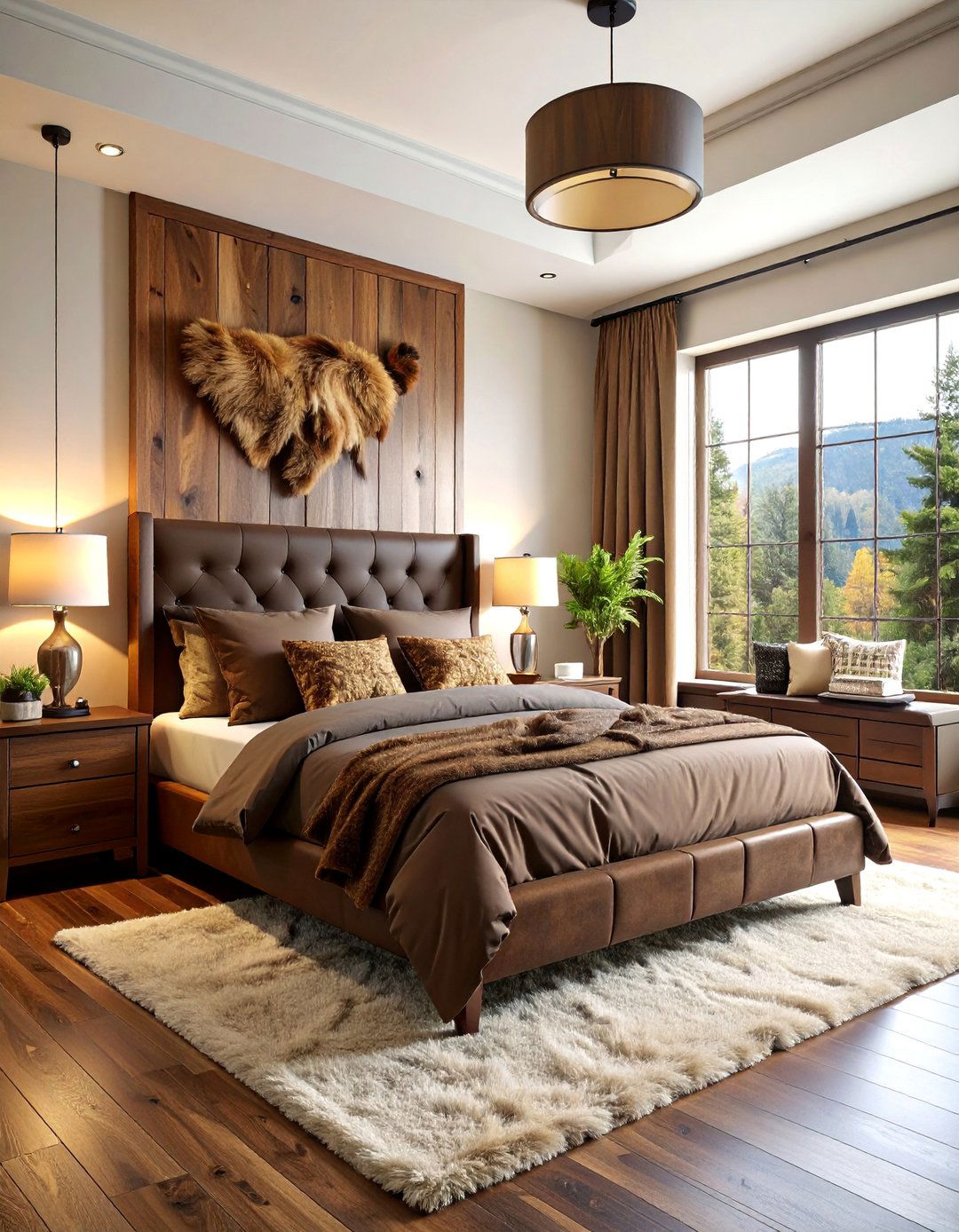 Black Bear Hunting Bedroom Sanctuary - 25 Hunting Bedroom Ideas