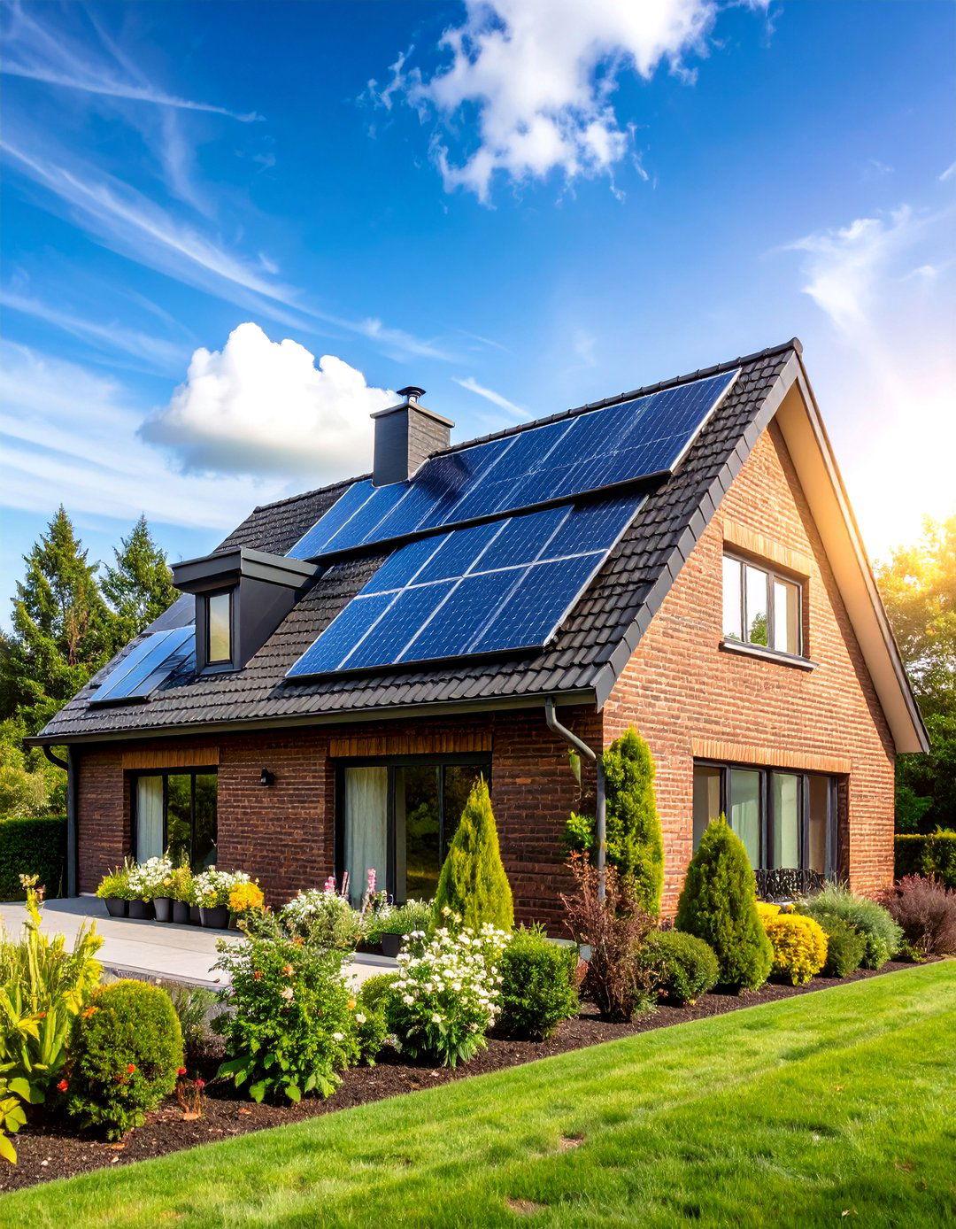 Black Brick House with Sustainable Features - 25 Black Brick House Exteriors