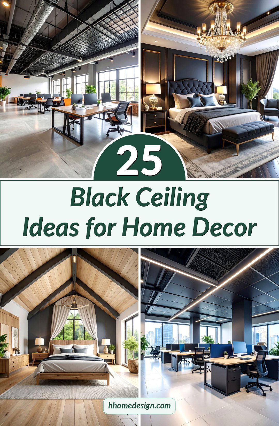 25 Black Ceiling Ideas for Home Decor