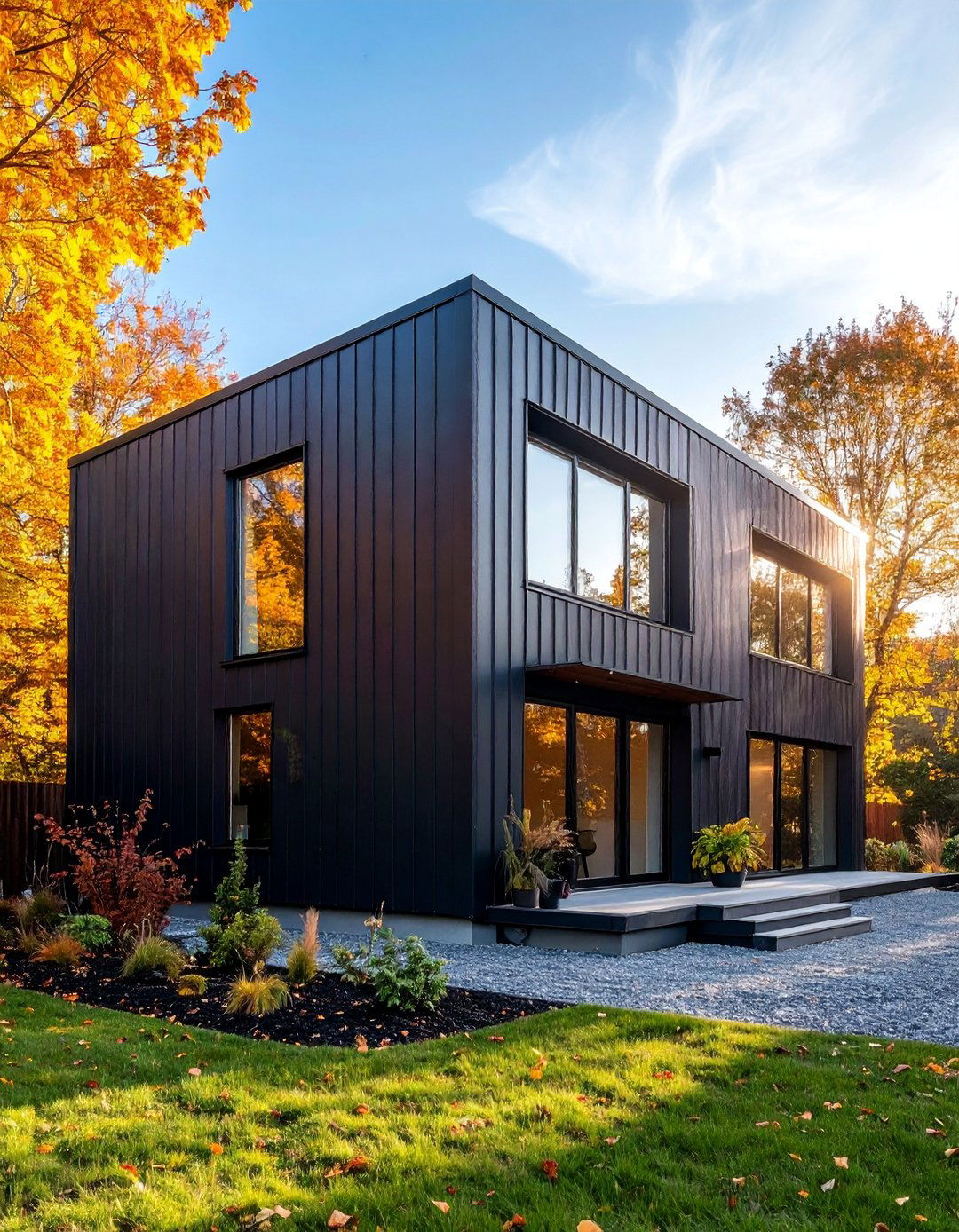 Black Corrugated Metal Residence - 25 Modern Black Houses