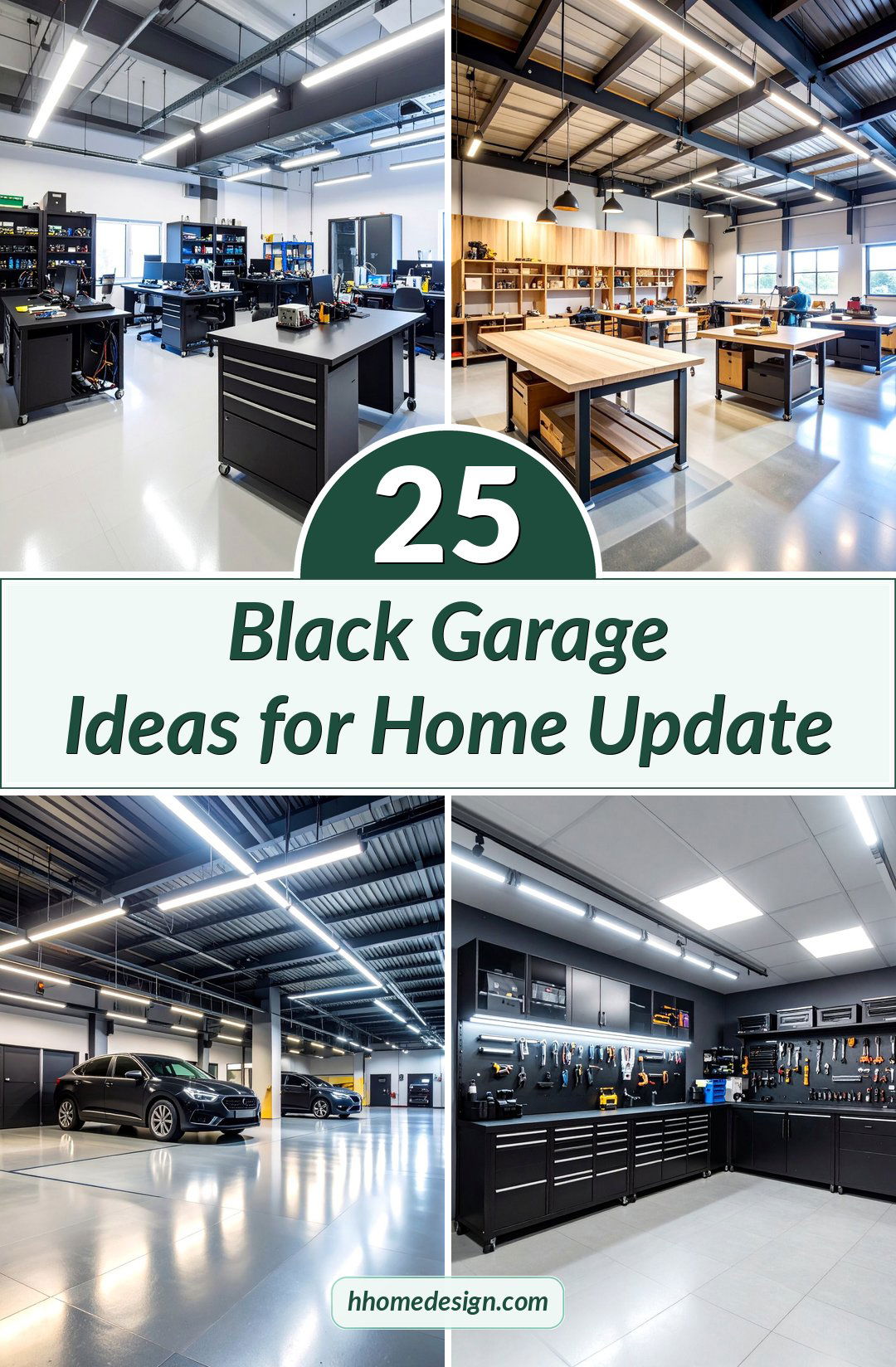 25 Black Garage Ideas for Home Update