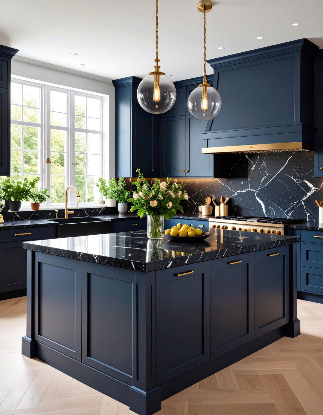 Black Kitchen Countertop with Soapstone Natural Elegance - 25 Kitchen Countertop Ideas