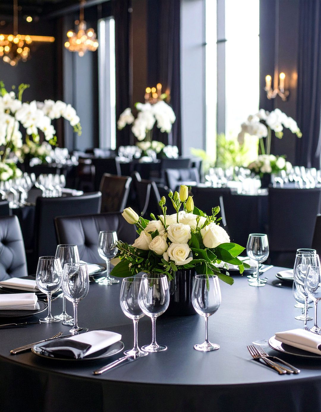 Black Luxury Lounge Wedding - 25 Black-Themed Wedding Ideas