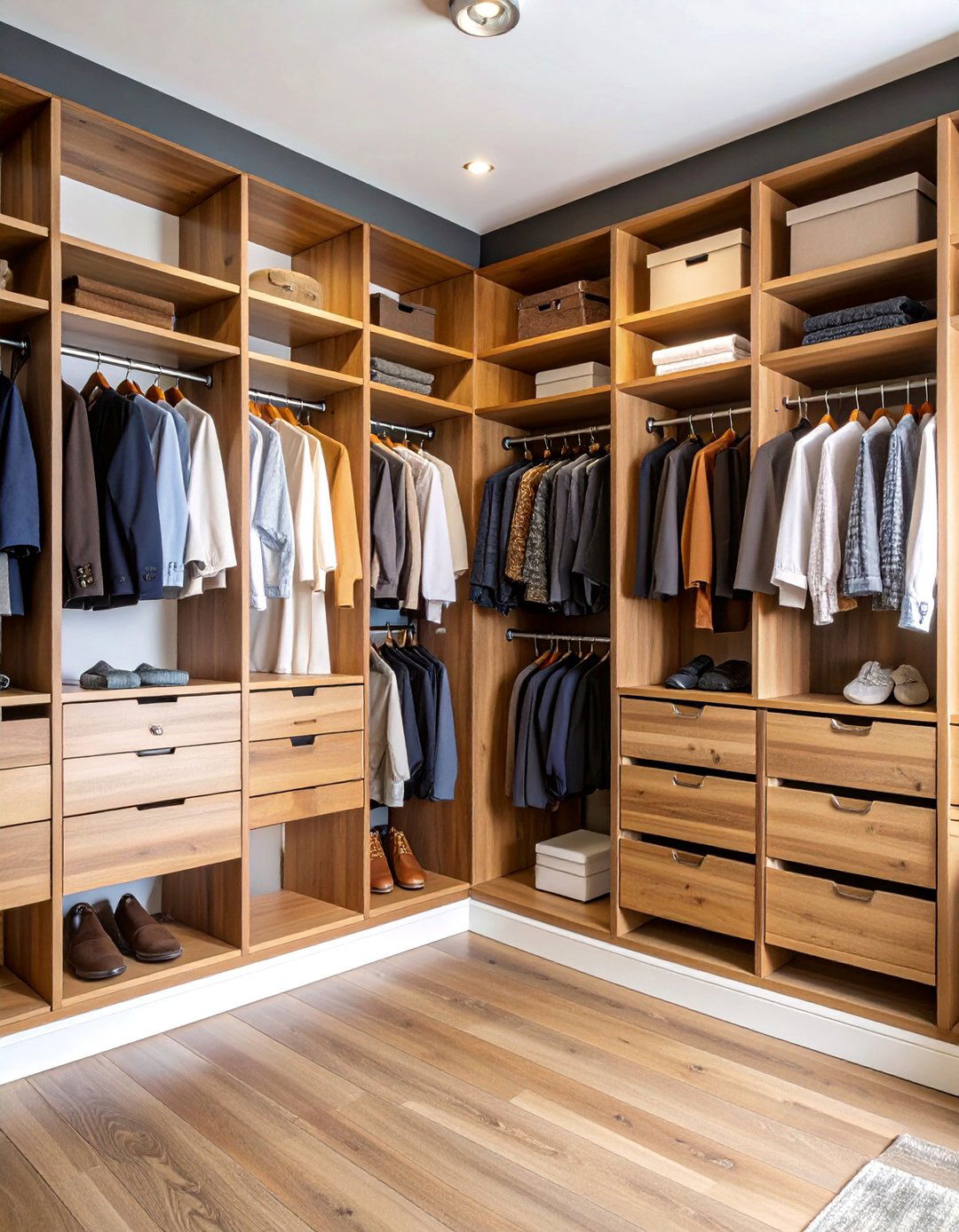 Black Shiplap Closet Interior - 25 Black Shiplap Wall Ideas
