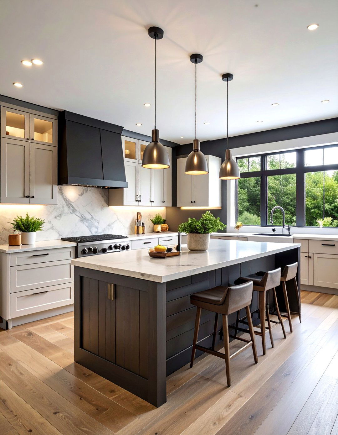Black Shiplap Kitchen Island Wrap - 25 Black Shiplap Wall Ideas
