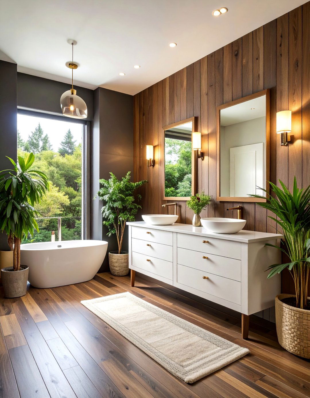 Black Shiplap Powder Room Accent - 25 Black Shiplap Wall Ideas