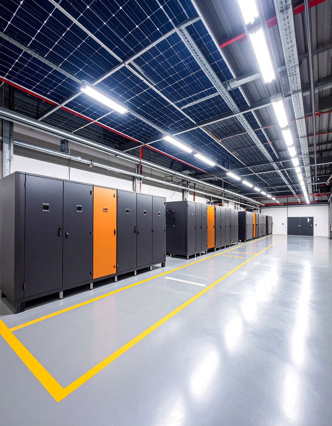 Black Solar and Alternative Energy Center - 25 Black Garage Ideas
