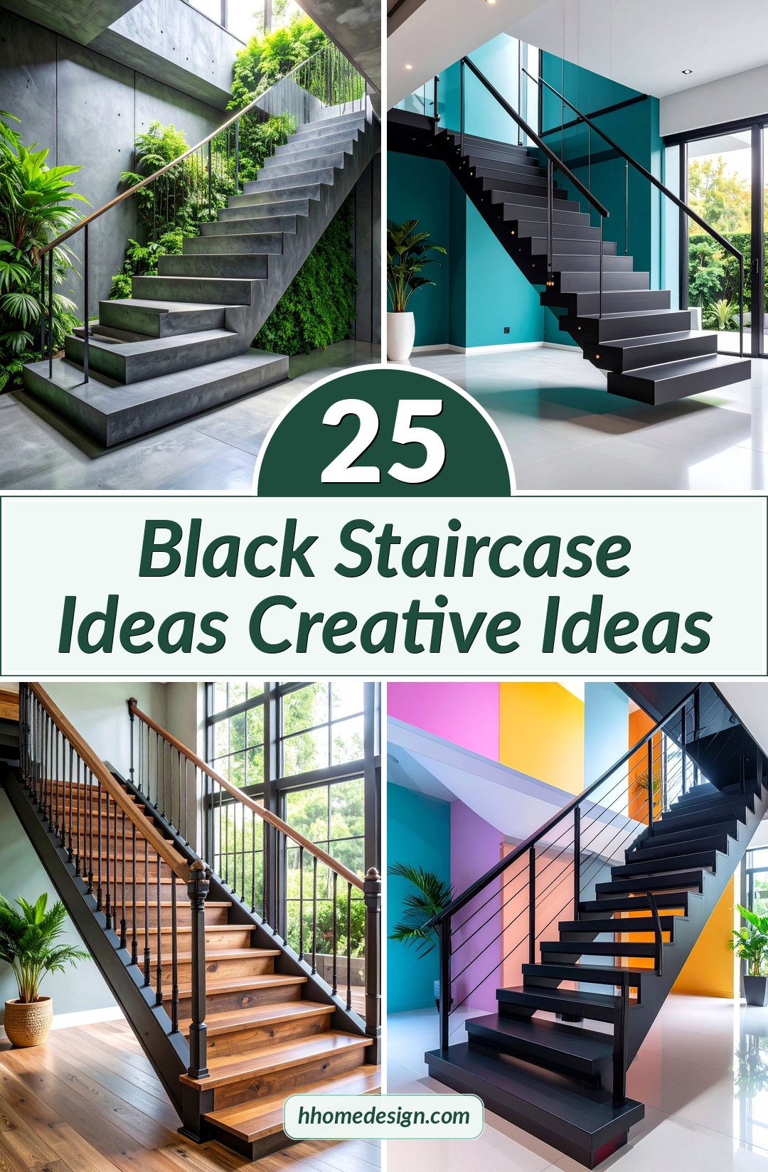 25 Black Staircase Ideas Creative Ideas
