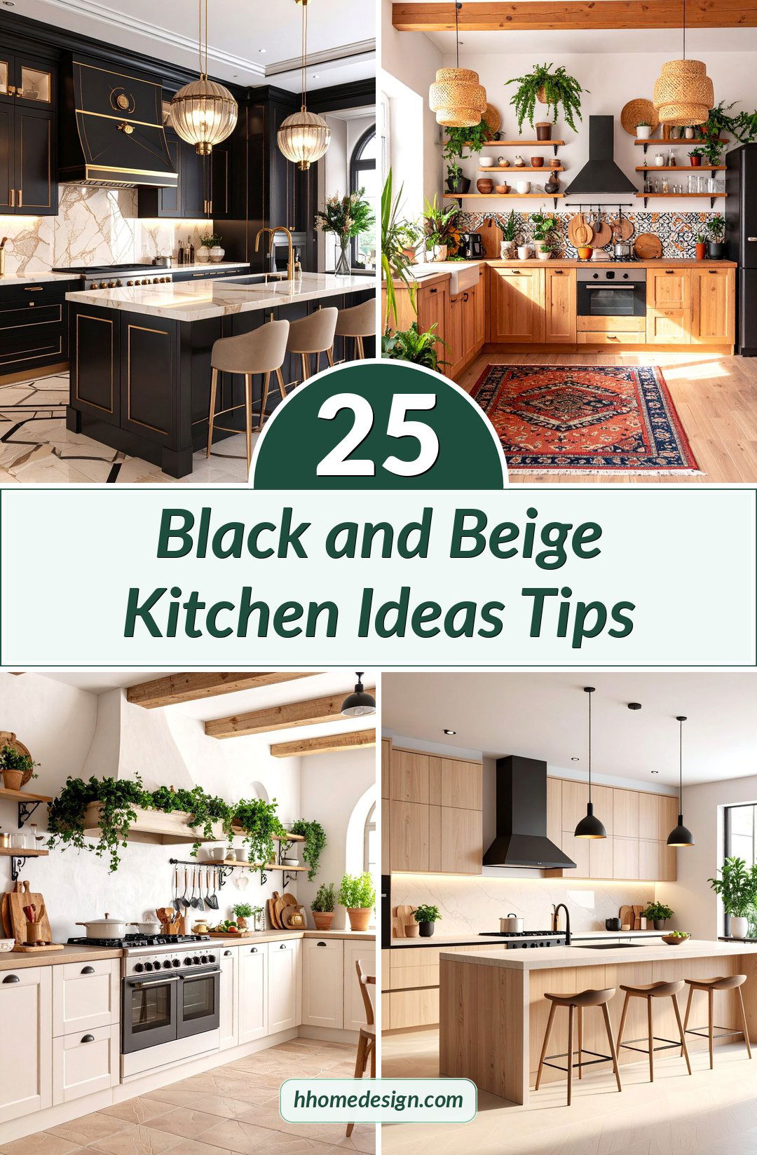25 Black and Beige Kitchen Ideas Tips