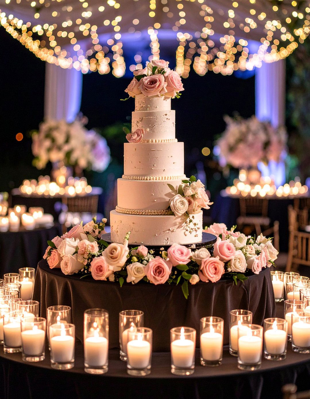 Black and Blush Wedding Palette - 25 Black-Themed Wedding Ideas