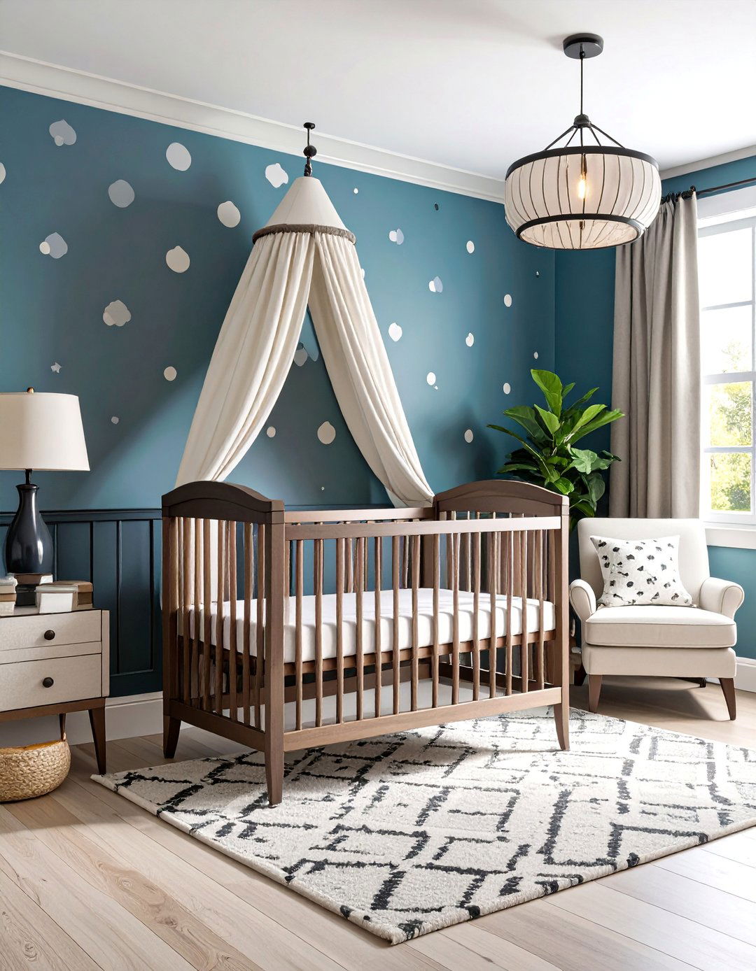 Black and White Buffalo Check Nursery - 25 Farmhouse Nursery Ideas