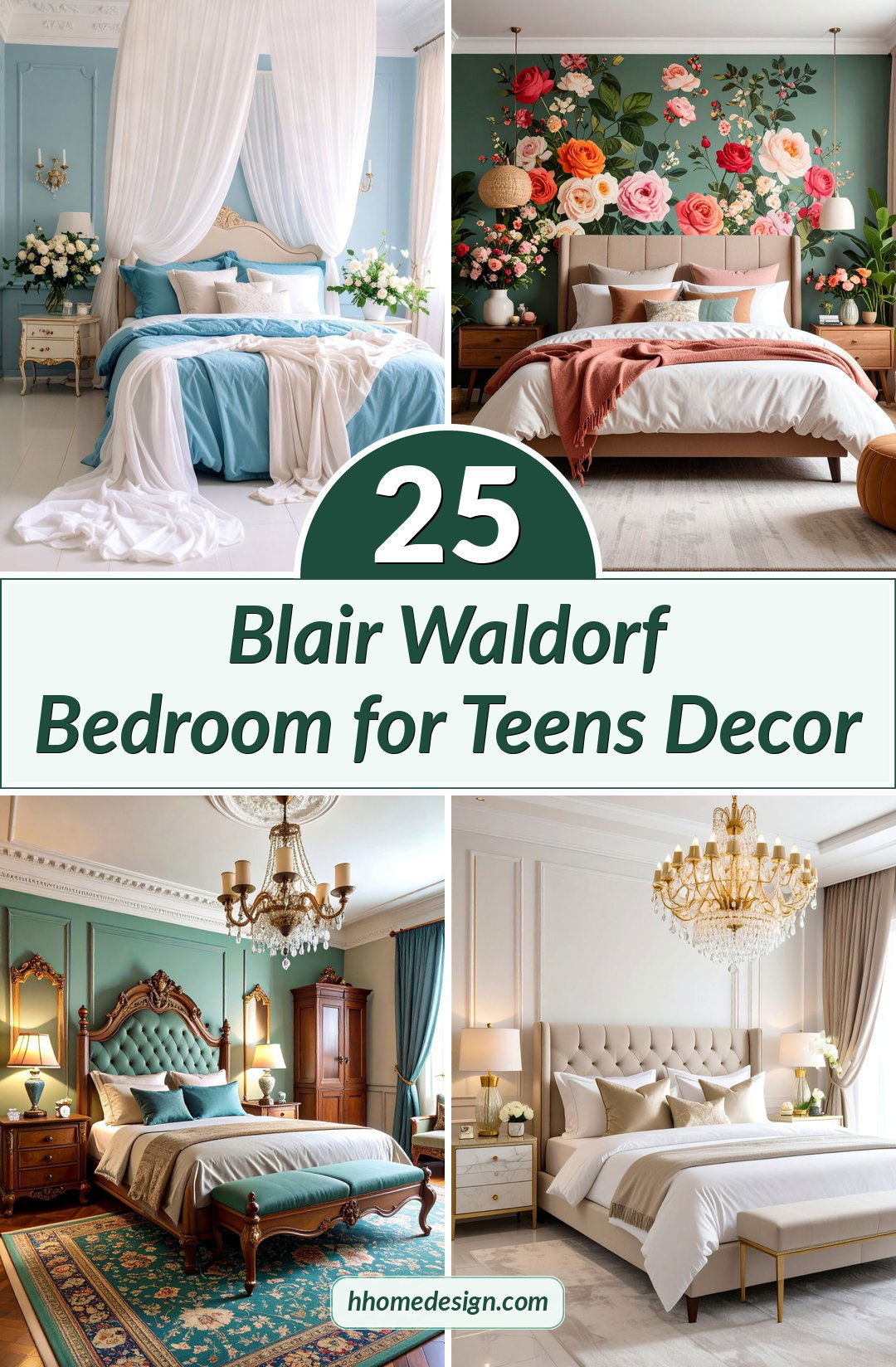 25 Blair Waldorf Bedroom for Teens Decor
