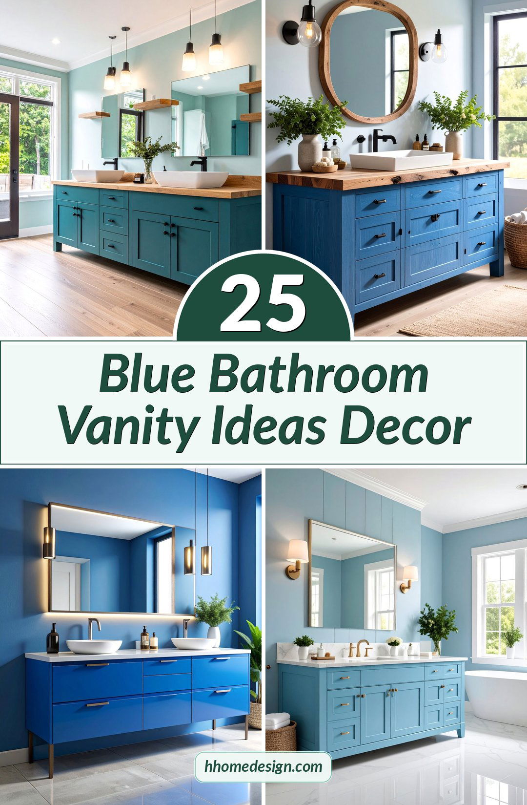 25 Blue Bathroom Vanity Ideas Decor