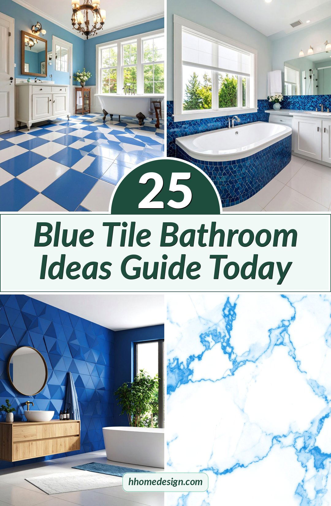 25 Blue Tile Bathroom Ideas Guide Today