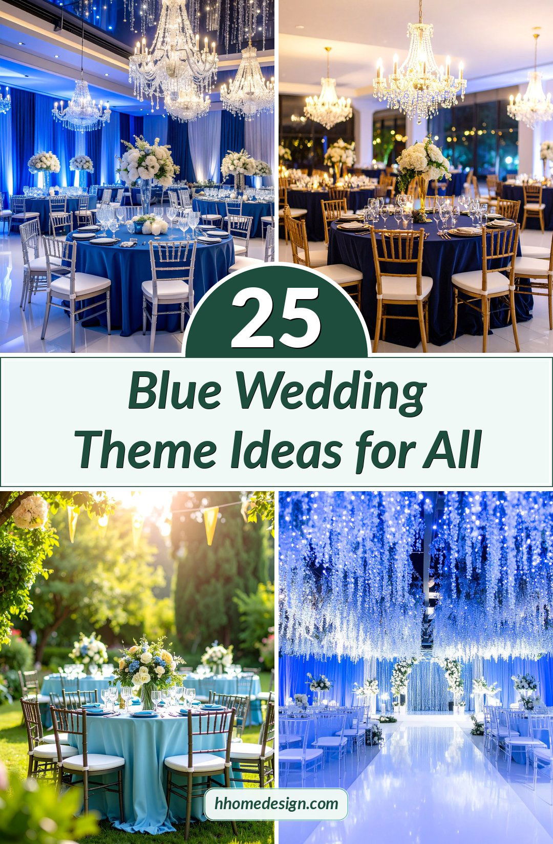 25 Blue Wedding Theme Ideas for All