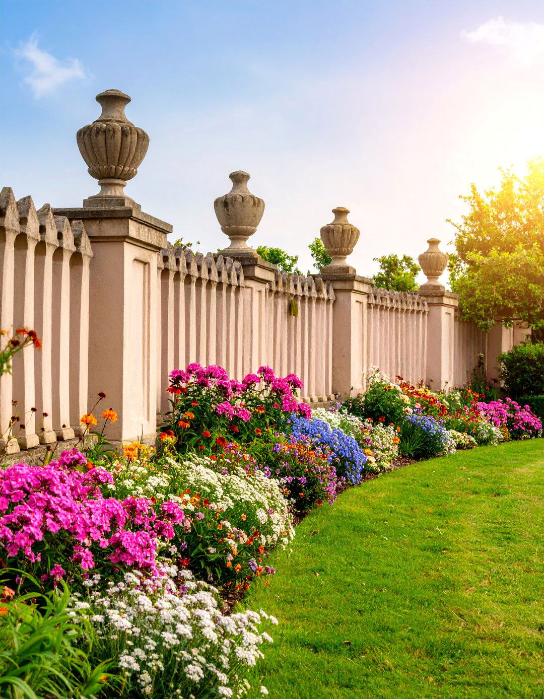Blush Cottage Pink Garden Border - 25 Pink Garden Ideas