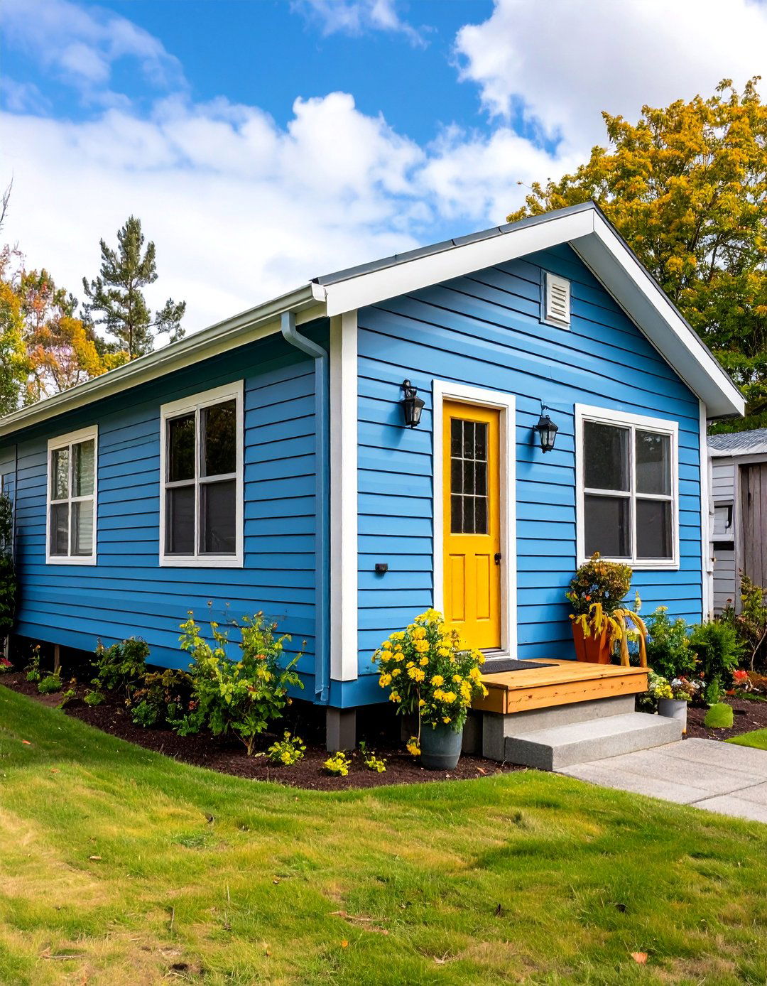 Board and Batten Metal Siding Configuration - 25 Mobile Home Siding Design Ideas