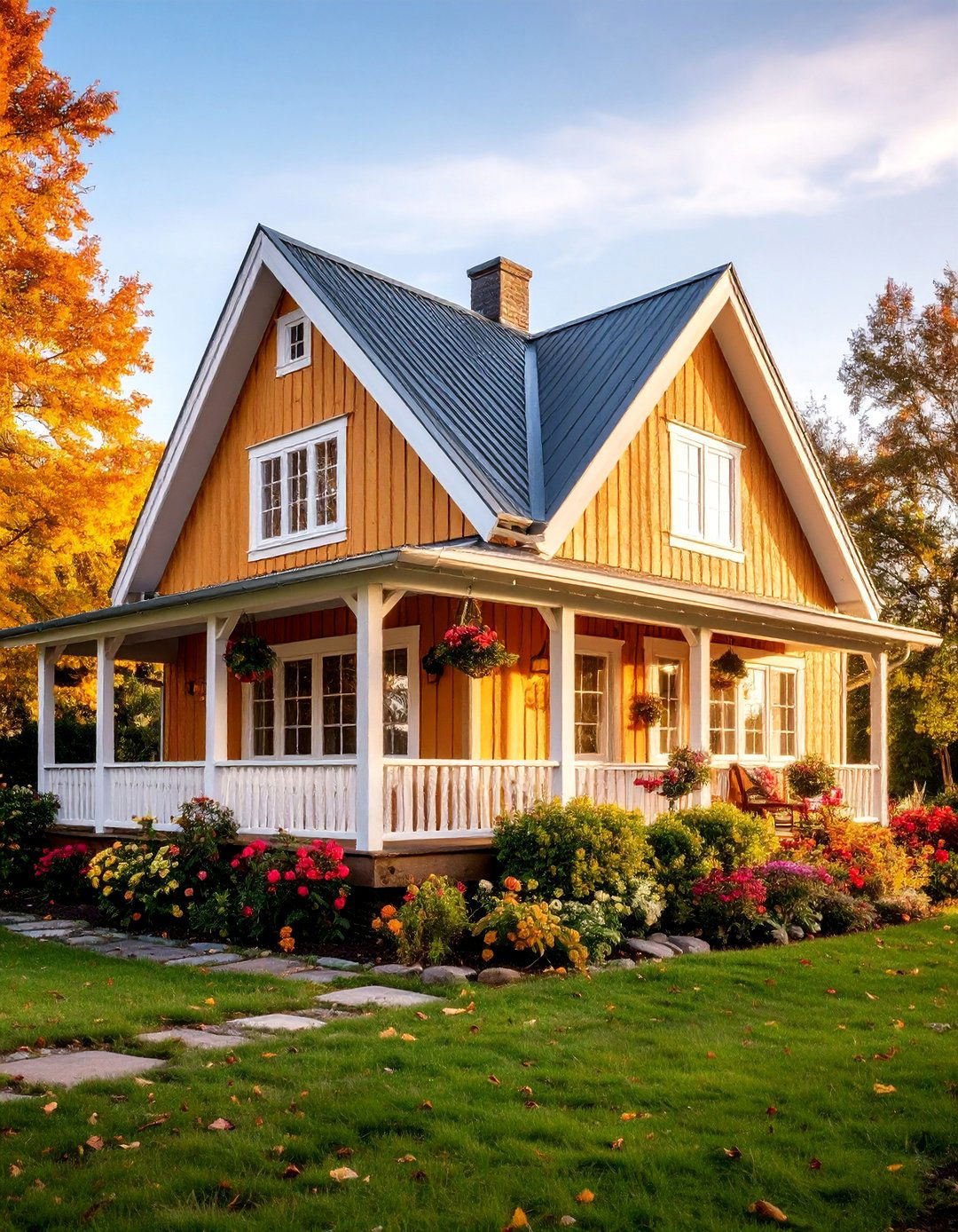 Board and Batten Vertical Siding Farmhouse - 25 Scandinavian House Exterior Ideas
