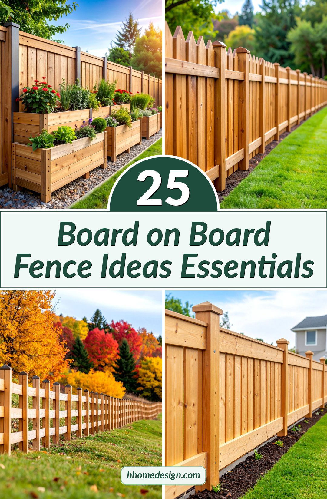 25 Board on Board Fence Ideas Essentials