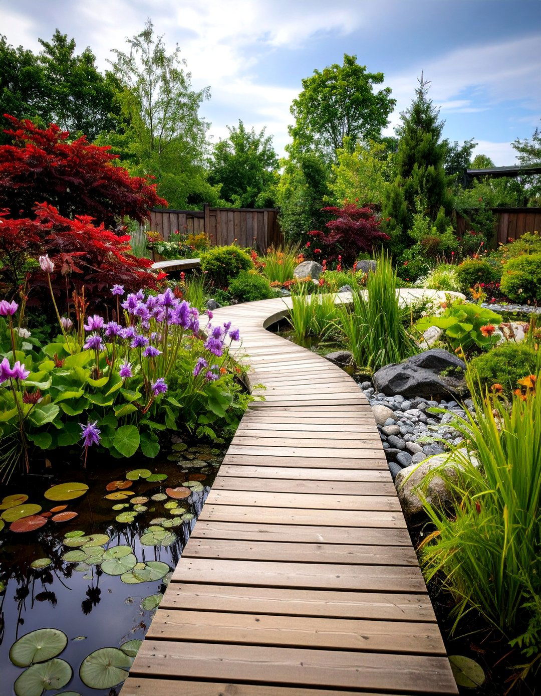 Bog Garden Backyard Pond - 25 Backyard Pond Ideas