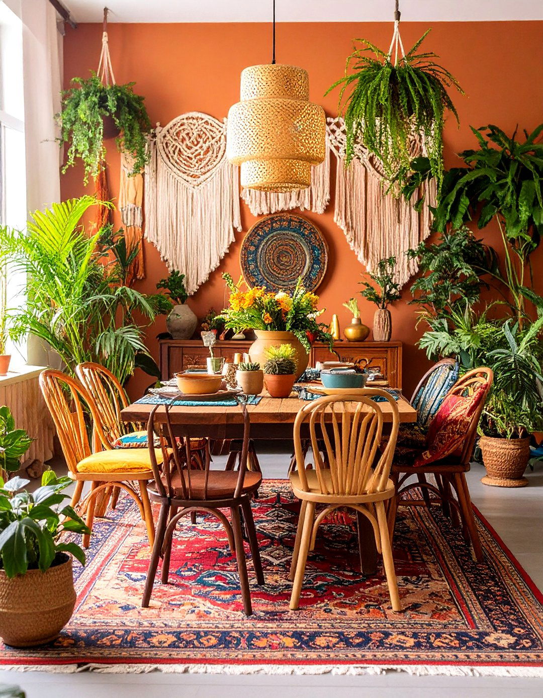 Bohemian Eclectic Oasis - 25 Dining Room Ideas