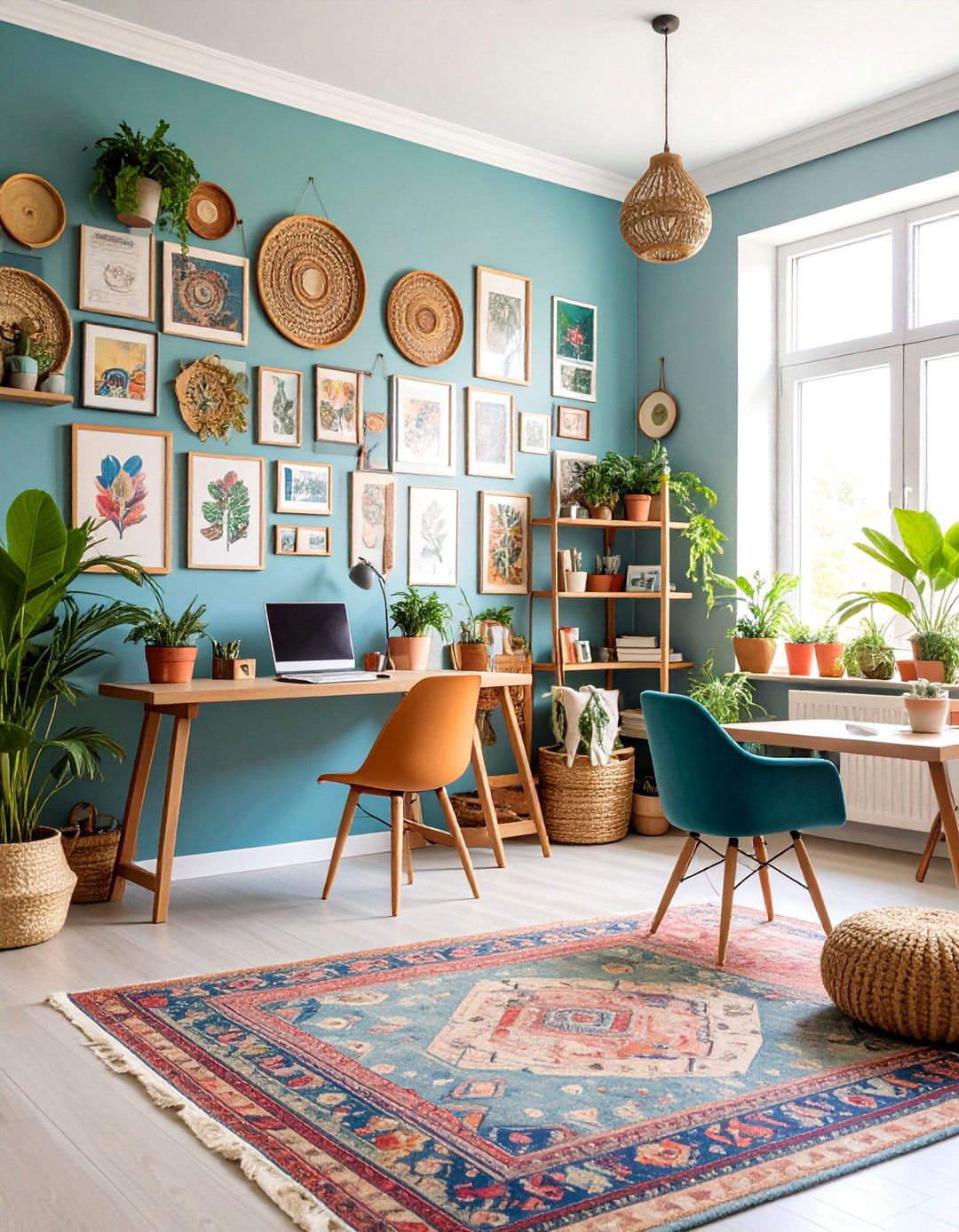 Bohemian Gallery Wall Collage - 25 Boho Wall Decor Ideas