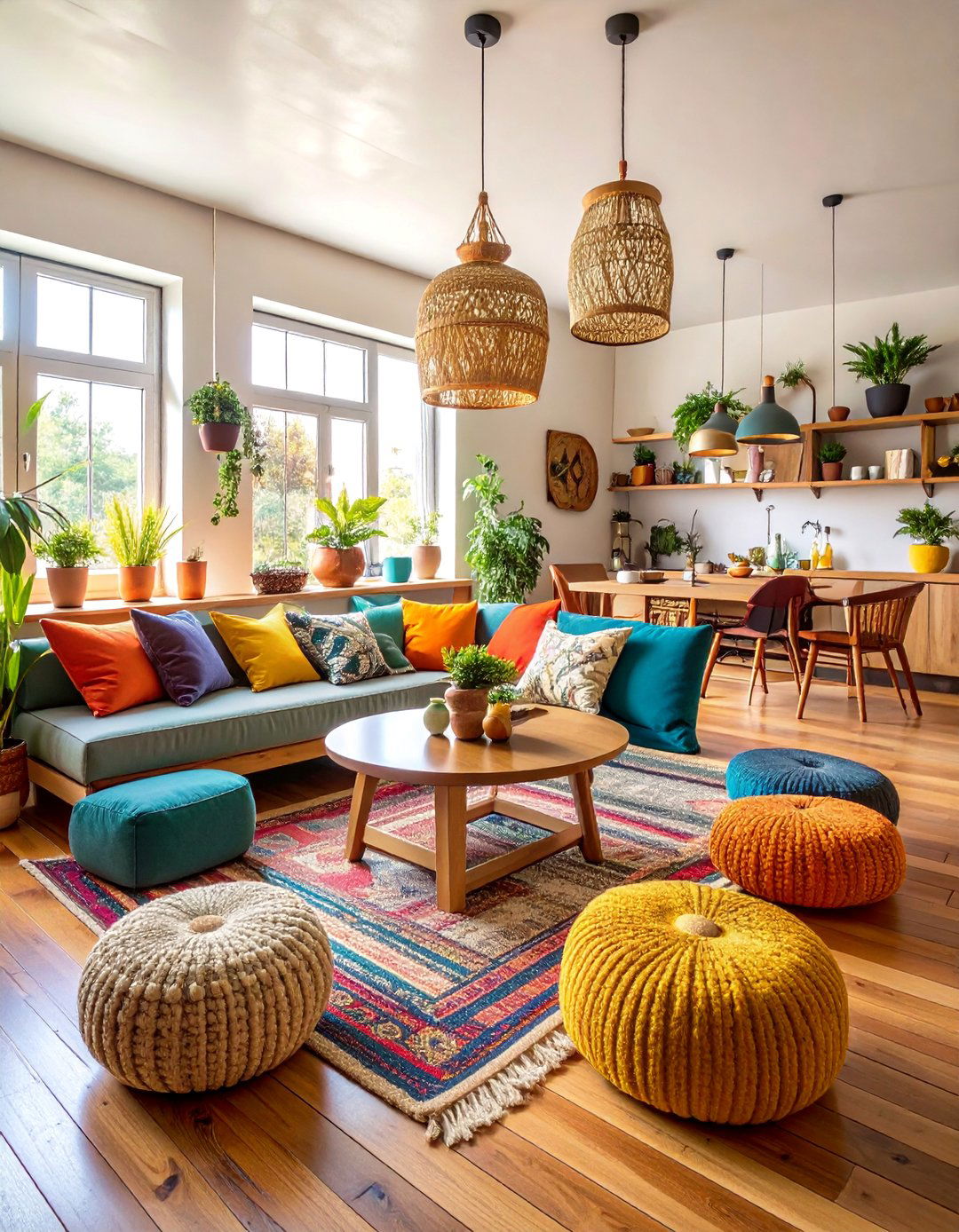 Bohemian Garden Breakfast Alcove - 25 Breakfast Nook Ideas