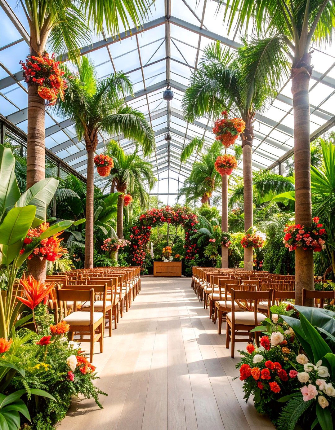Bohemian Greenhouse Wedding with Tropical Elements - 25 boho wedding ideas