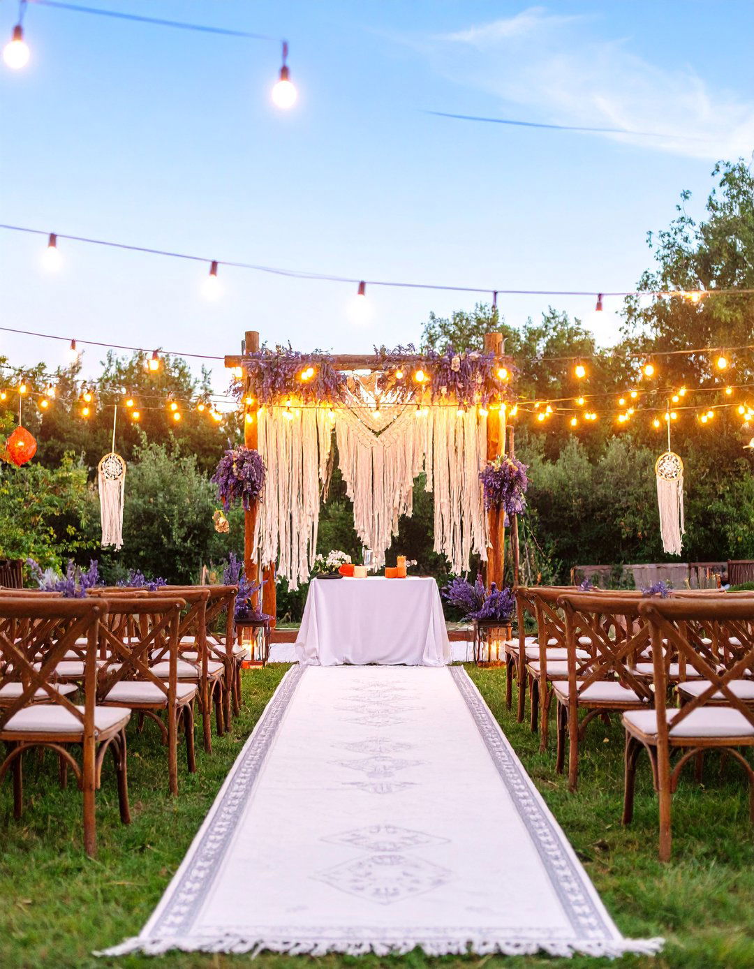 Bohemian Lavender Garden Wedding - 25 Lavender Wedding Ideas