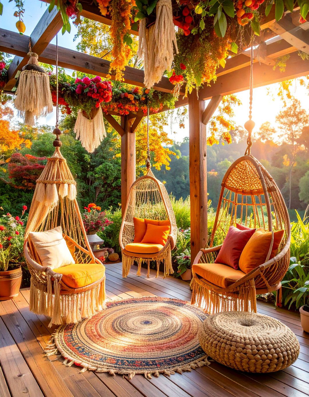 Bohemian Paradise Catio Retreat - 25 Outdoor Catio Ideas