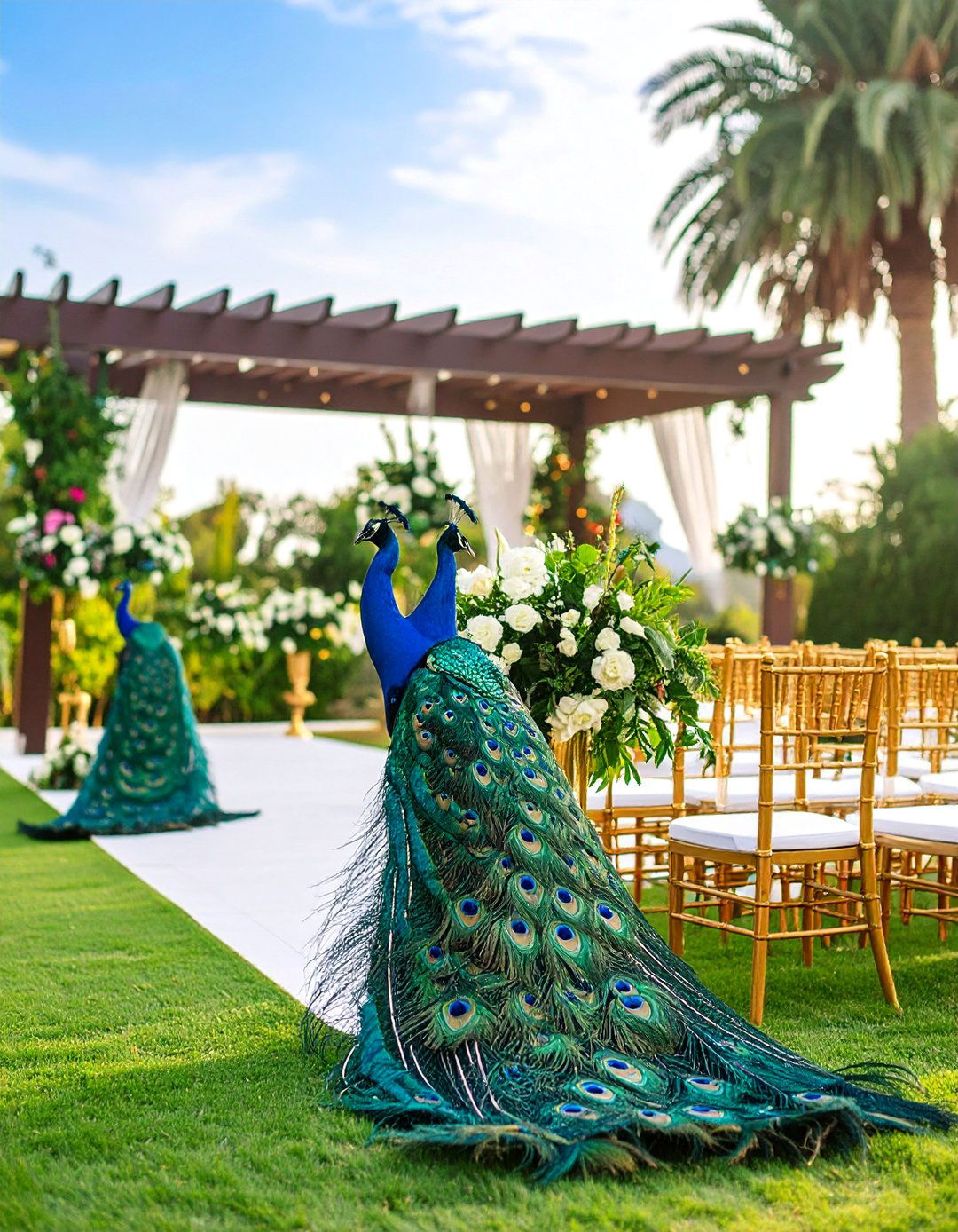 Bohemian Peacock Feather Wedding with Jewel Tone Elegance - 25 boho wedding ideas