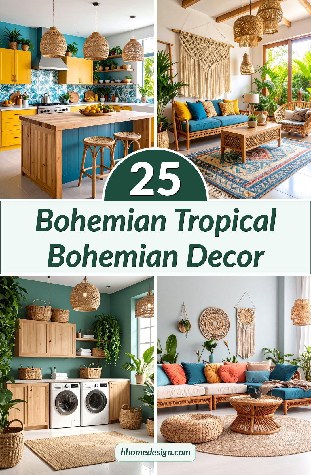 25 Bohemian Tropical Bohemian Decor