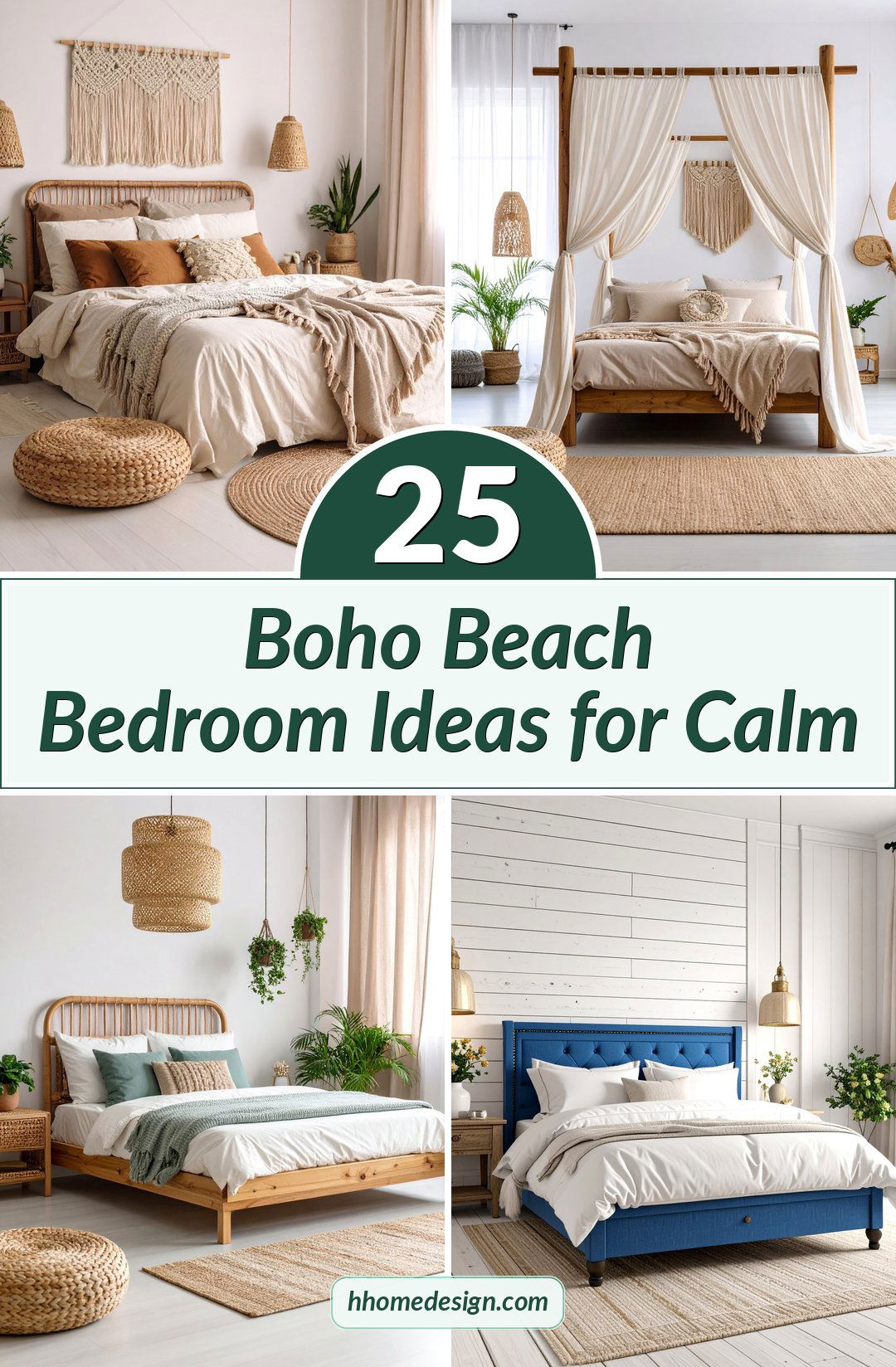 25 Boho Beach Bedroom Ideas for Calm