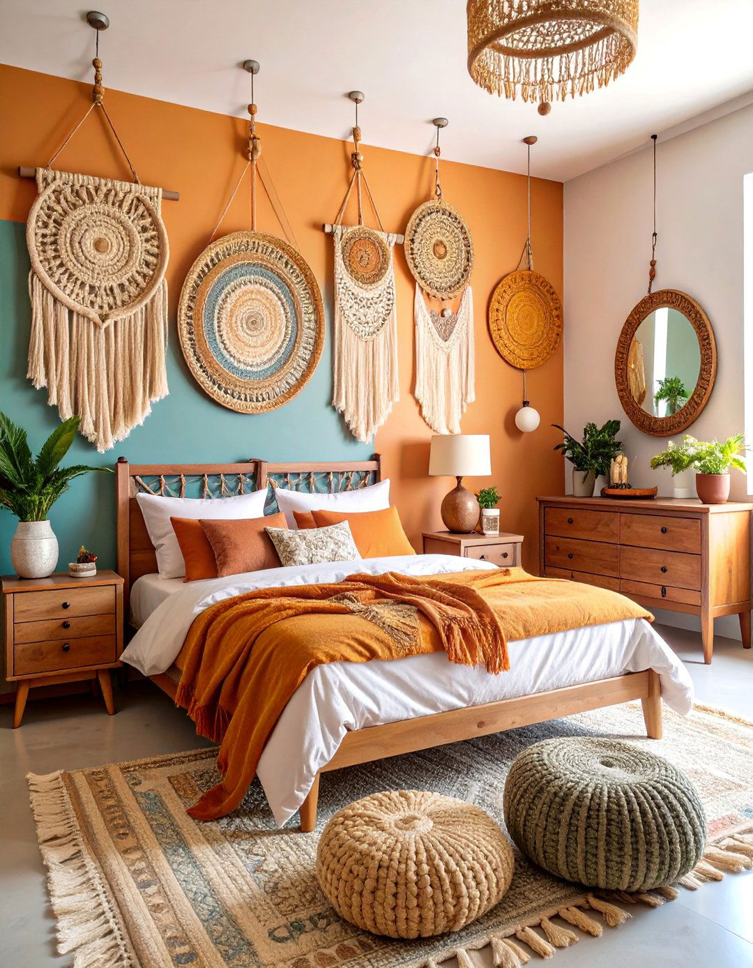 Boho Eclectic Mixed Media Gallery Wall