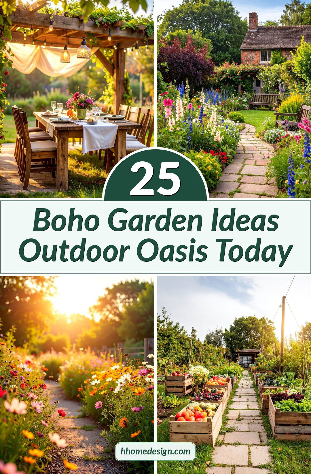 25 Boho Garden Ideas Outdoor Oasis Today