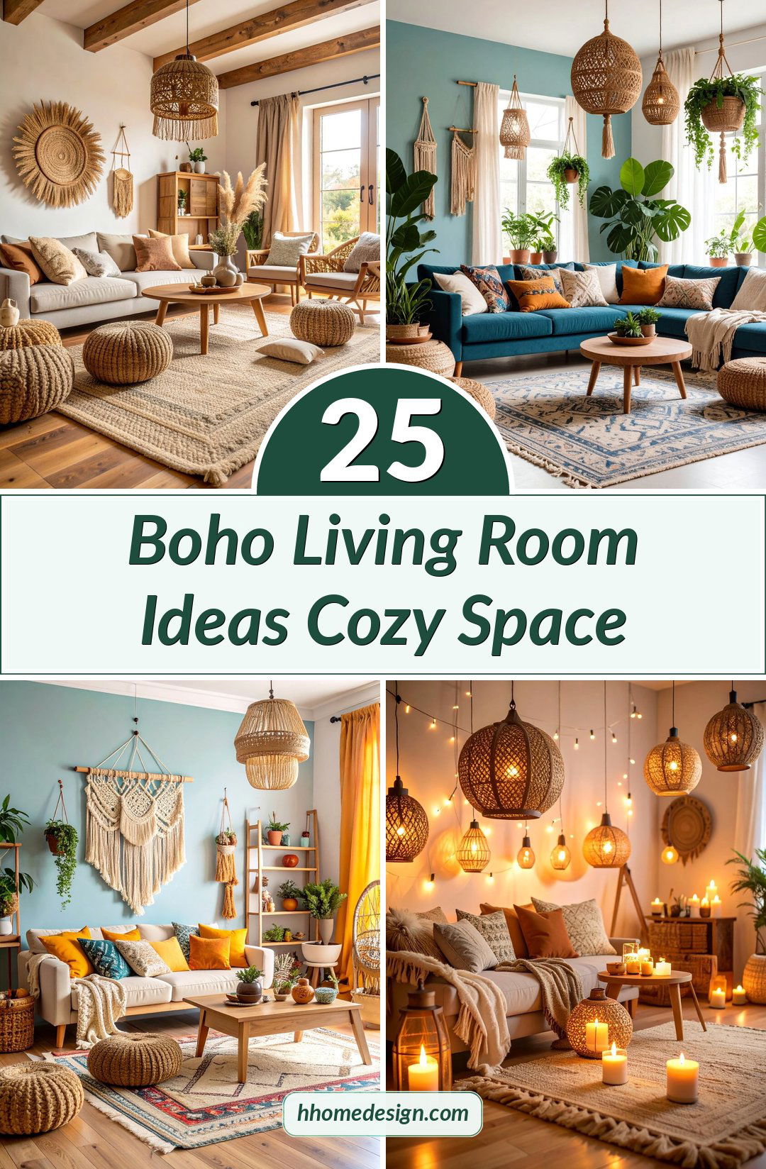 25 Boho Living Room Ideas Cozy Space