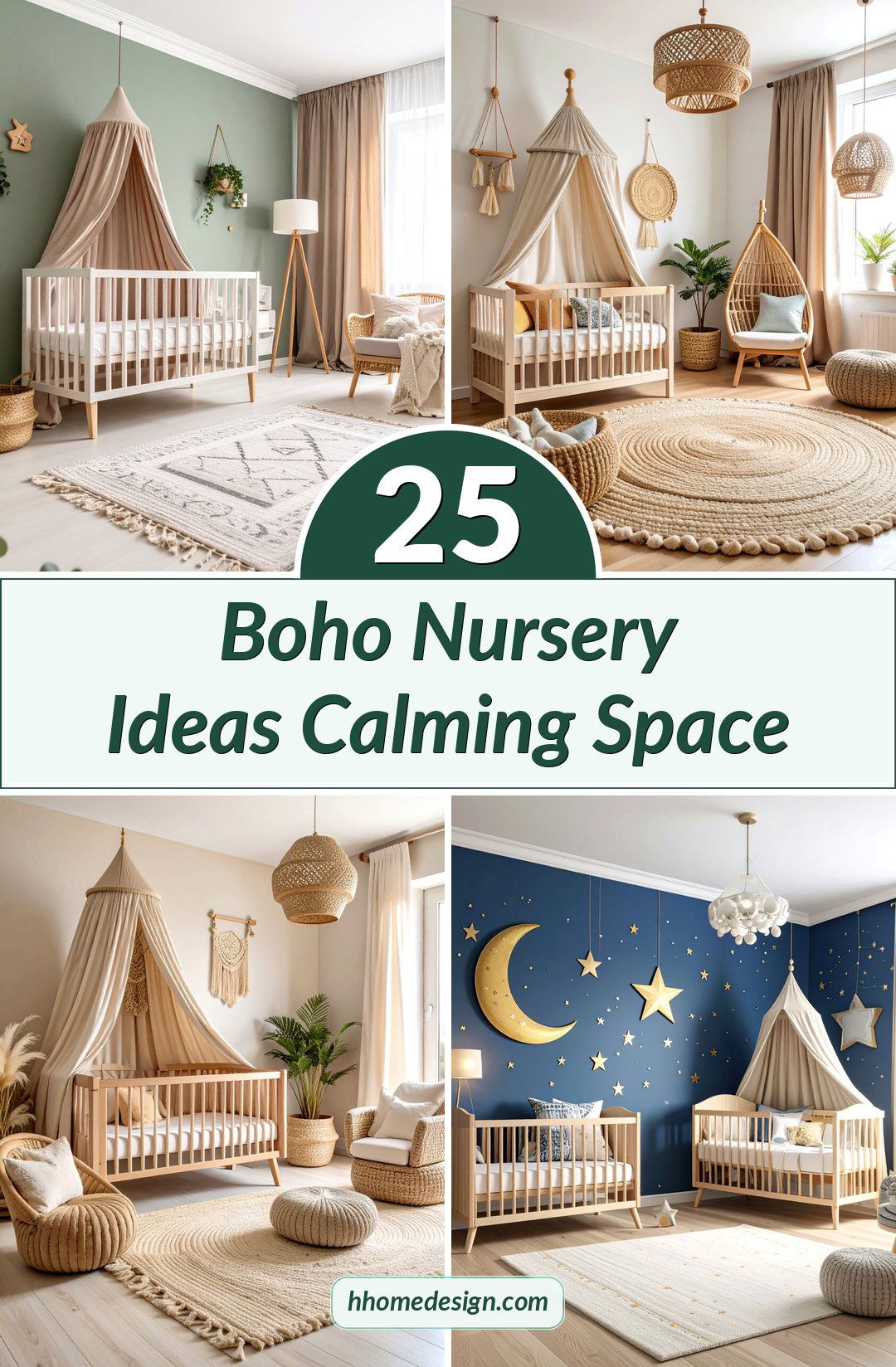 25 Boho Nursery Ideas Calming Space