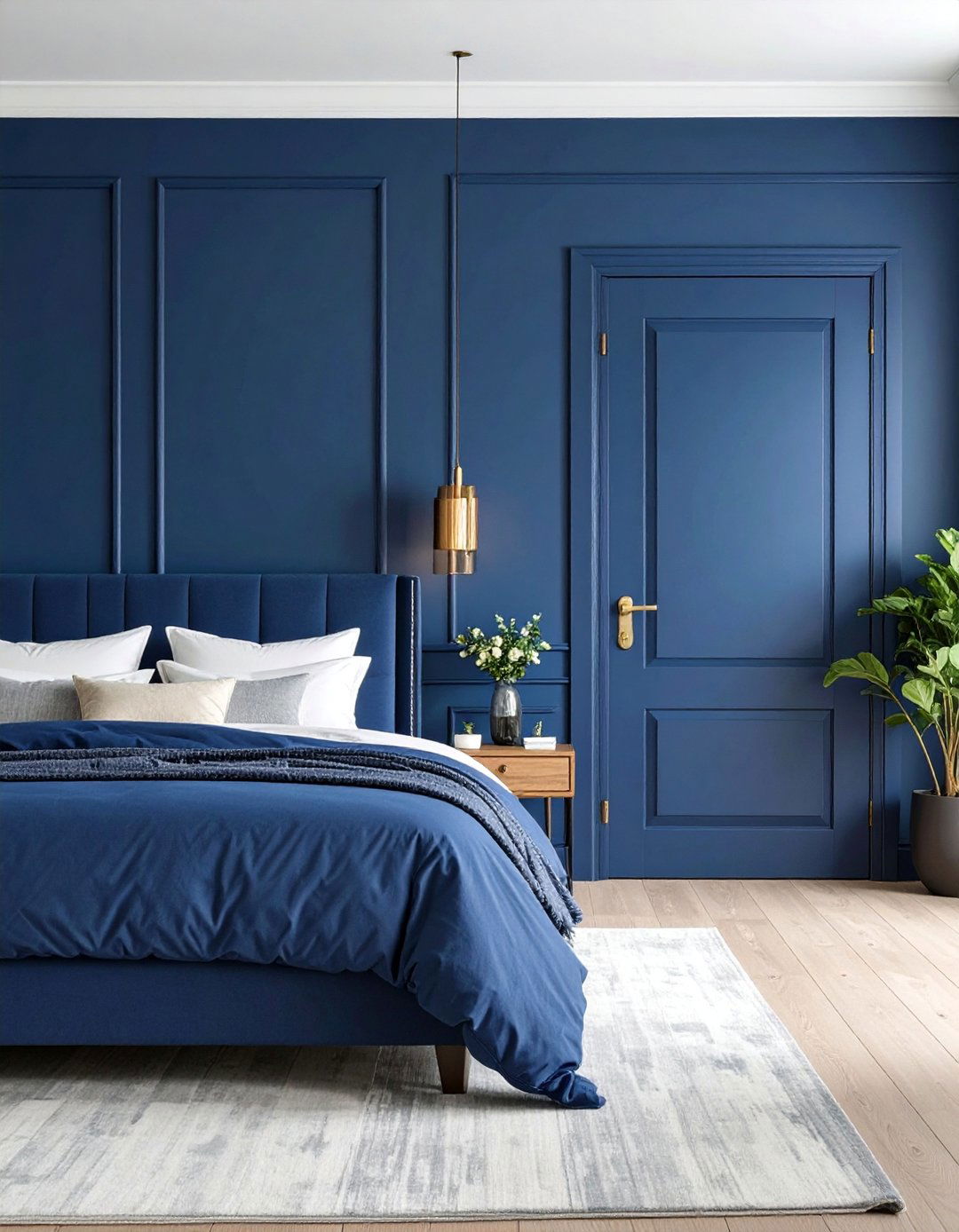 Bold Accent Paint Colors - 25 Bedroom Door Decorating Ideas
