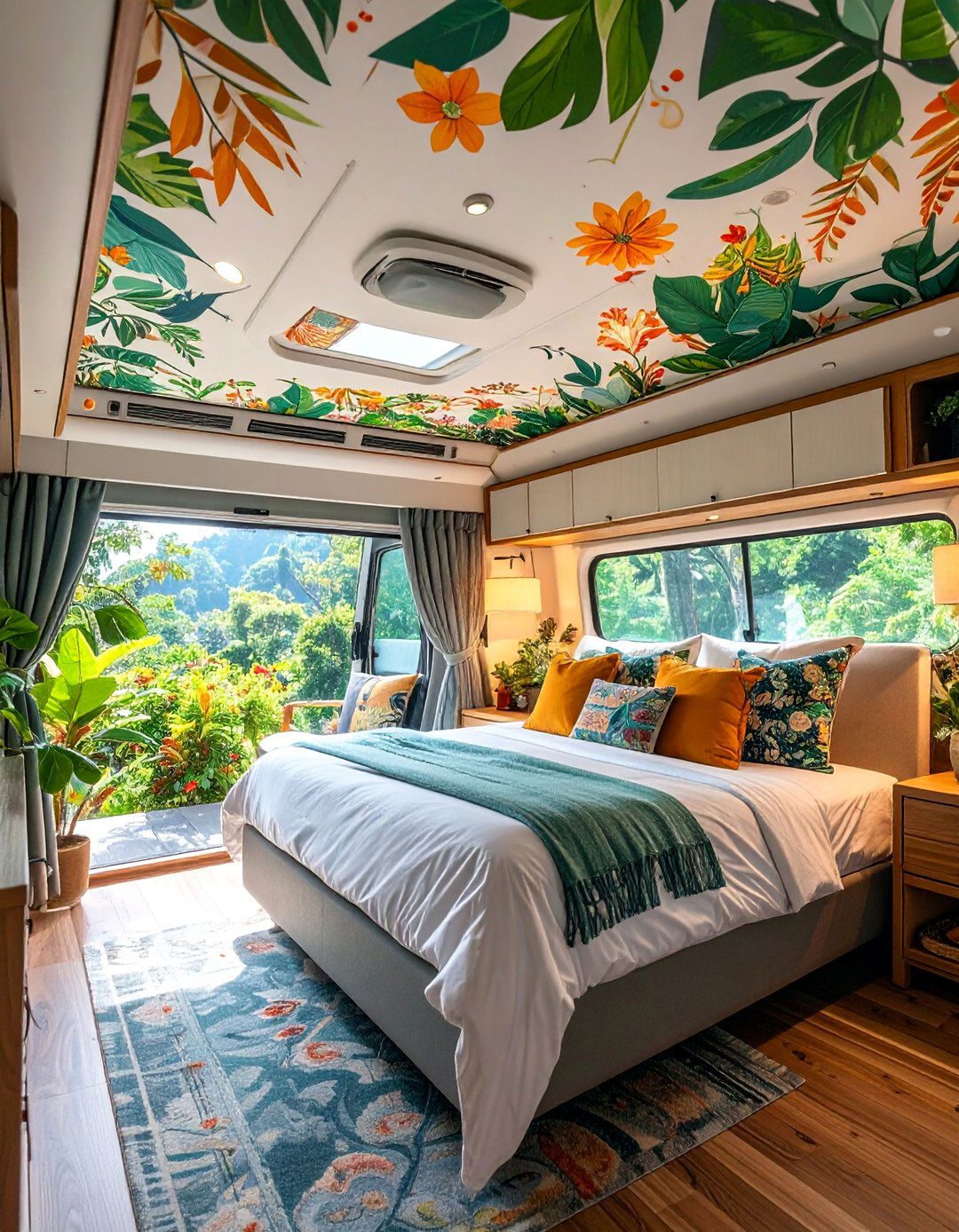 Bold Ceiling Wallpaper Feature - 25 Rv Wallpaper Ideas