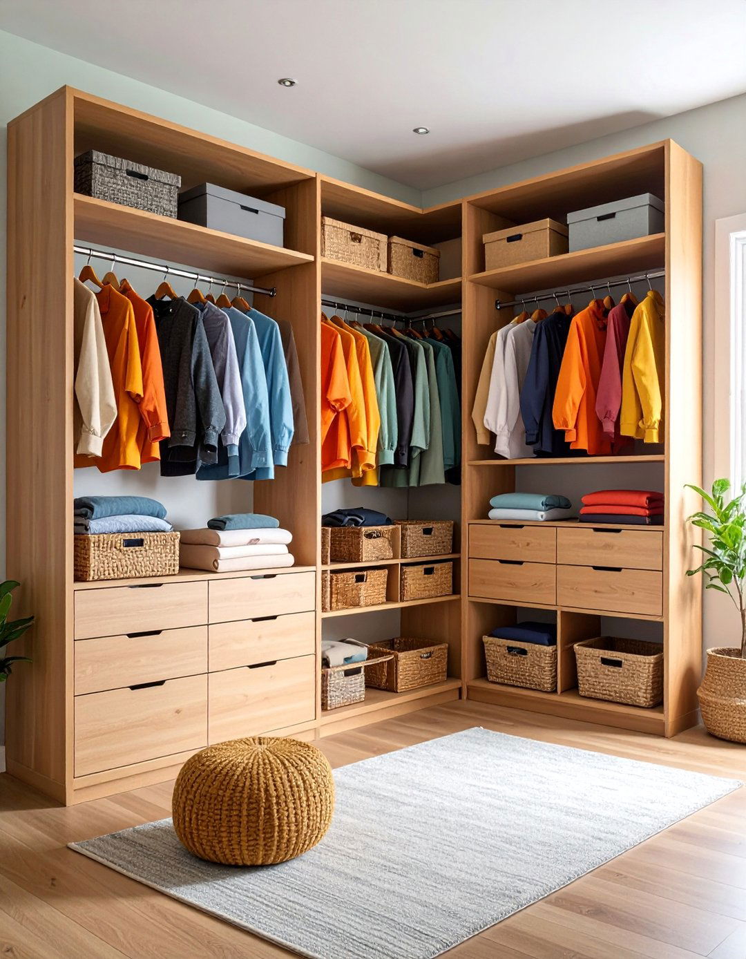 Bookshelf Conversion for Open Wardrobe Display - 25 Clothes Storage Ideas