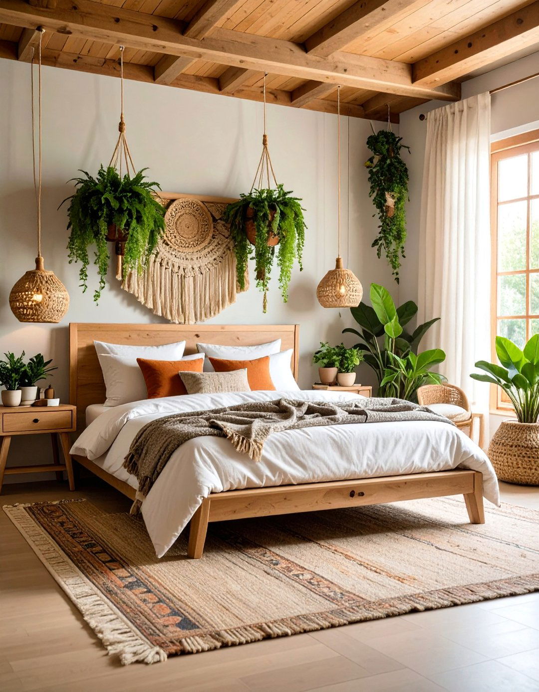 Botanical Cottage Bedroom with Natural Elements - 25 Cottage Bedroom Ideas