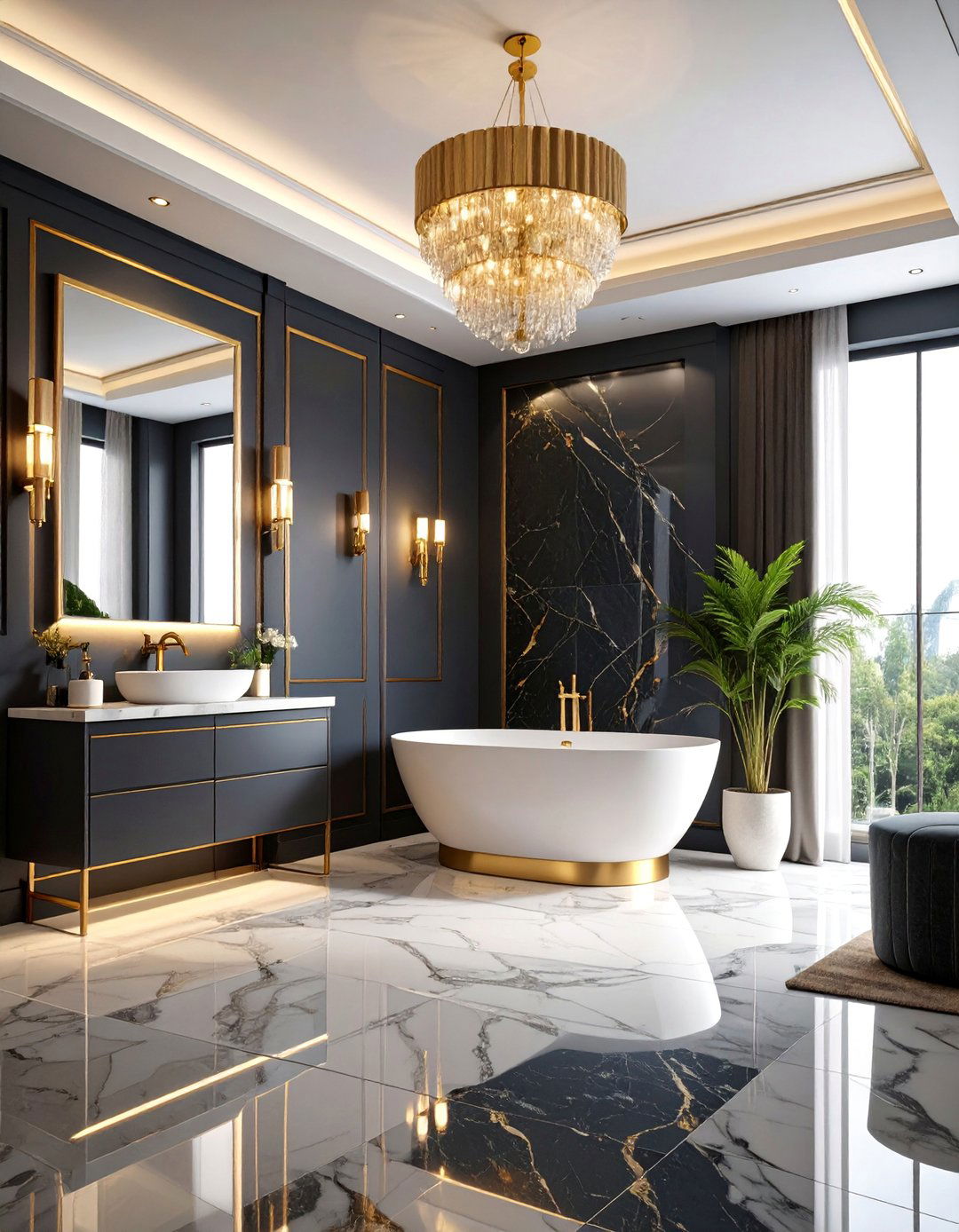 Boutique Hotel Moody Drama - 25 Ensuite Bathroom Ideas