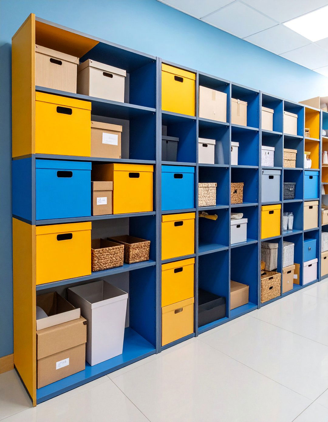 Box Room Storage Solutions with Modular Cube Systems and Hidden Compartments - 25 Box Room Ideas
