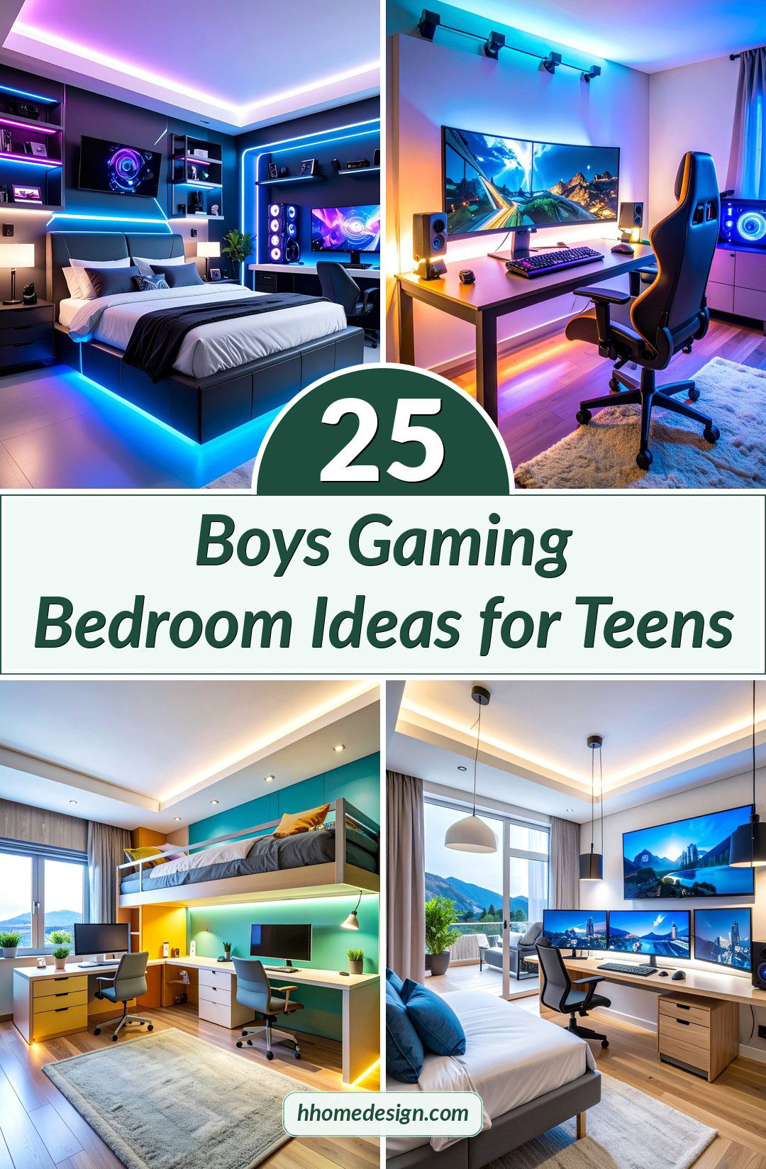 25 Boys Gaming Bedroom Ideas for Teens