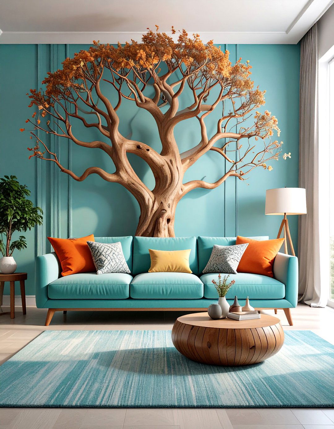 Branch and Twig Natural Hat Tree Display - 25 Hat Rack Ideas