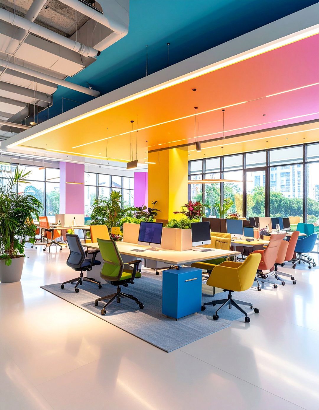 Brand Immersive Identity Workspace - 25 Office Interior Design Ideas