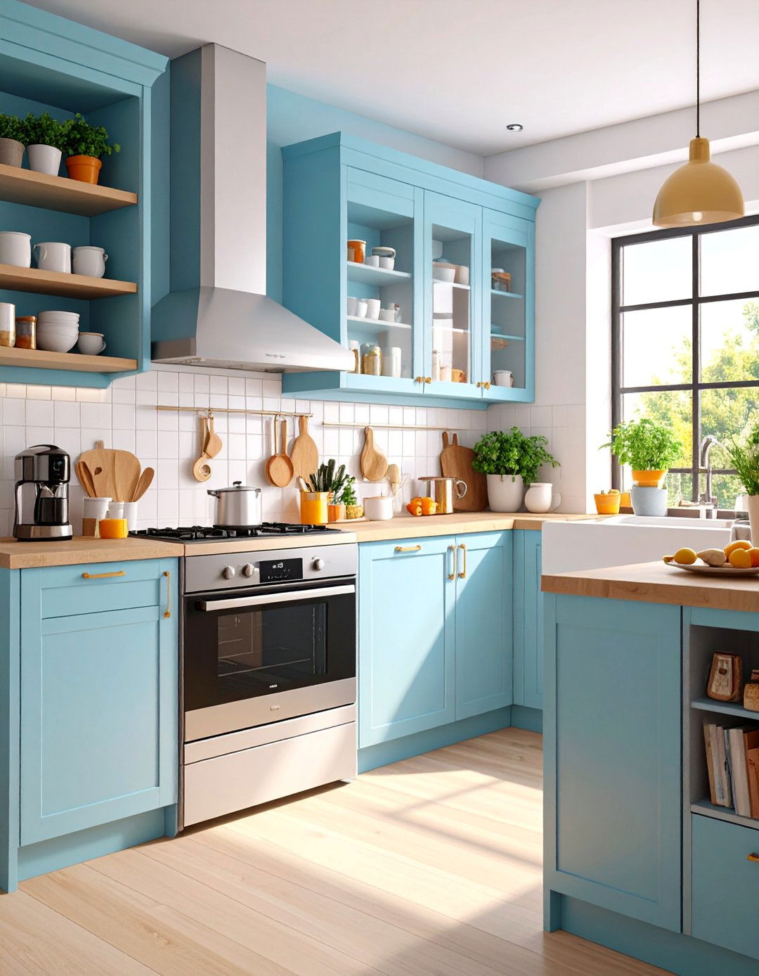 Breakfast Pantry with Appliance Garage - 25 Larder Cupboard and Pantry Ideas for Your Kitchen