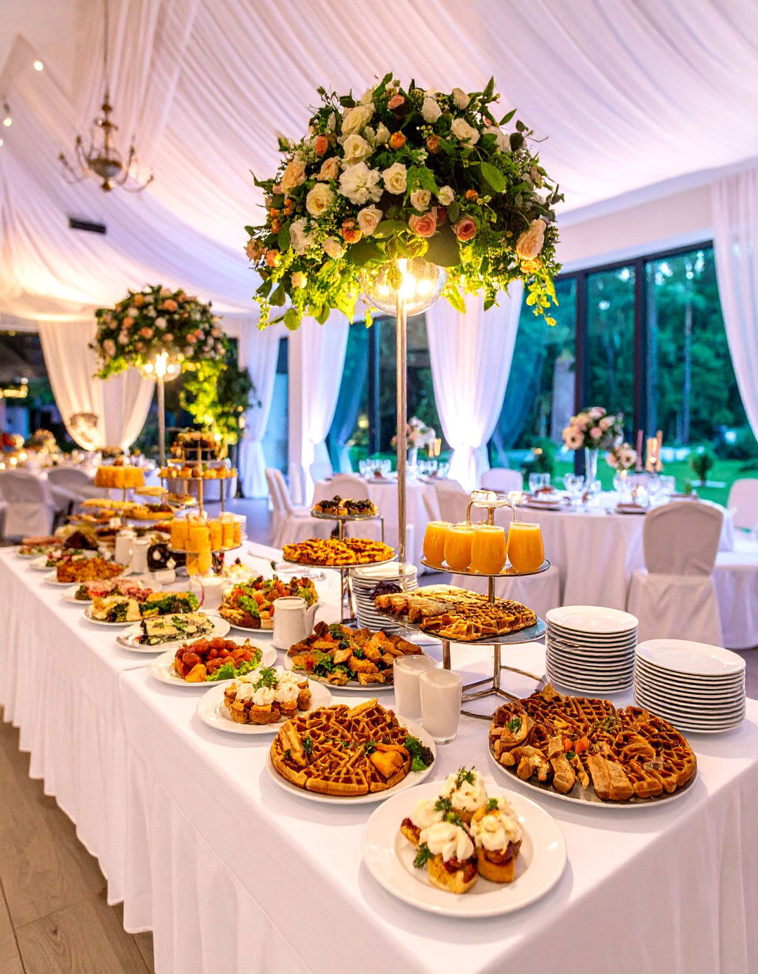Breakfast for Dinner Station - 25 Wedding Food Ideas