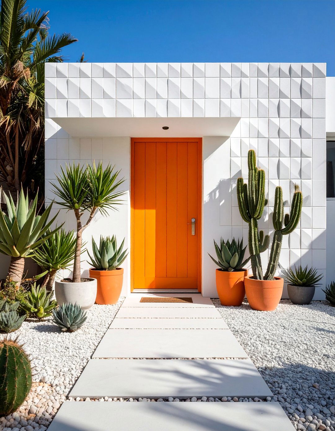 Breeze Block Screen Mid Century Modern Exterior - 25 Mid-Century Modern Exterior Home Ideas
