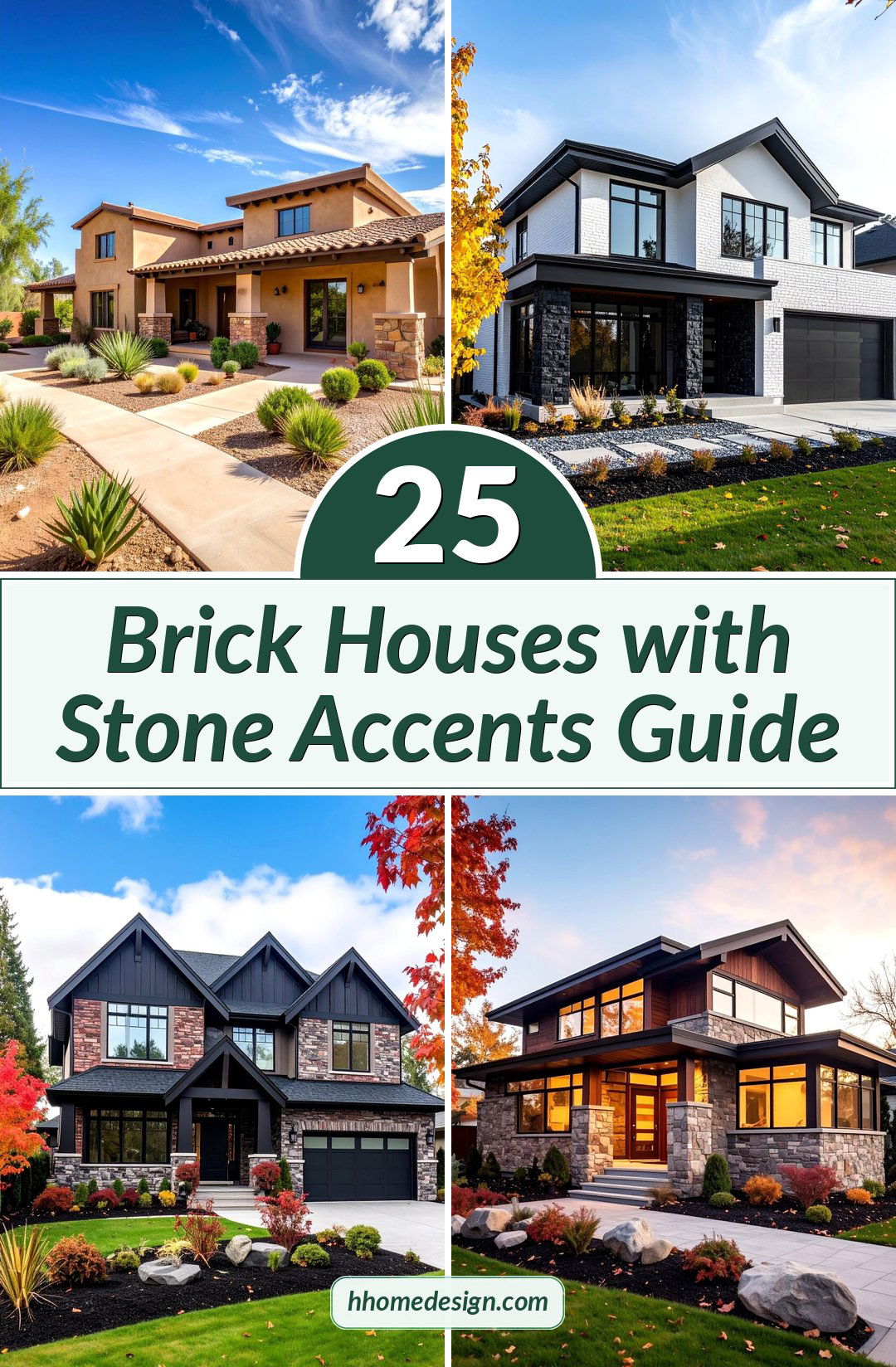 25 Brick Houses with Stone Accents Guide